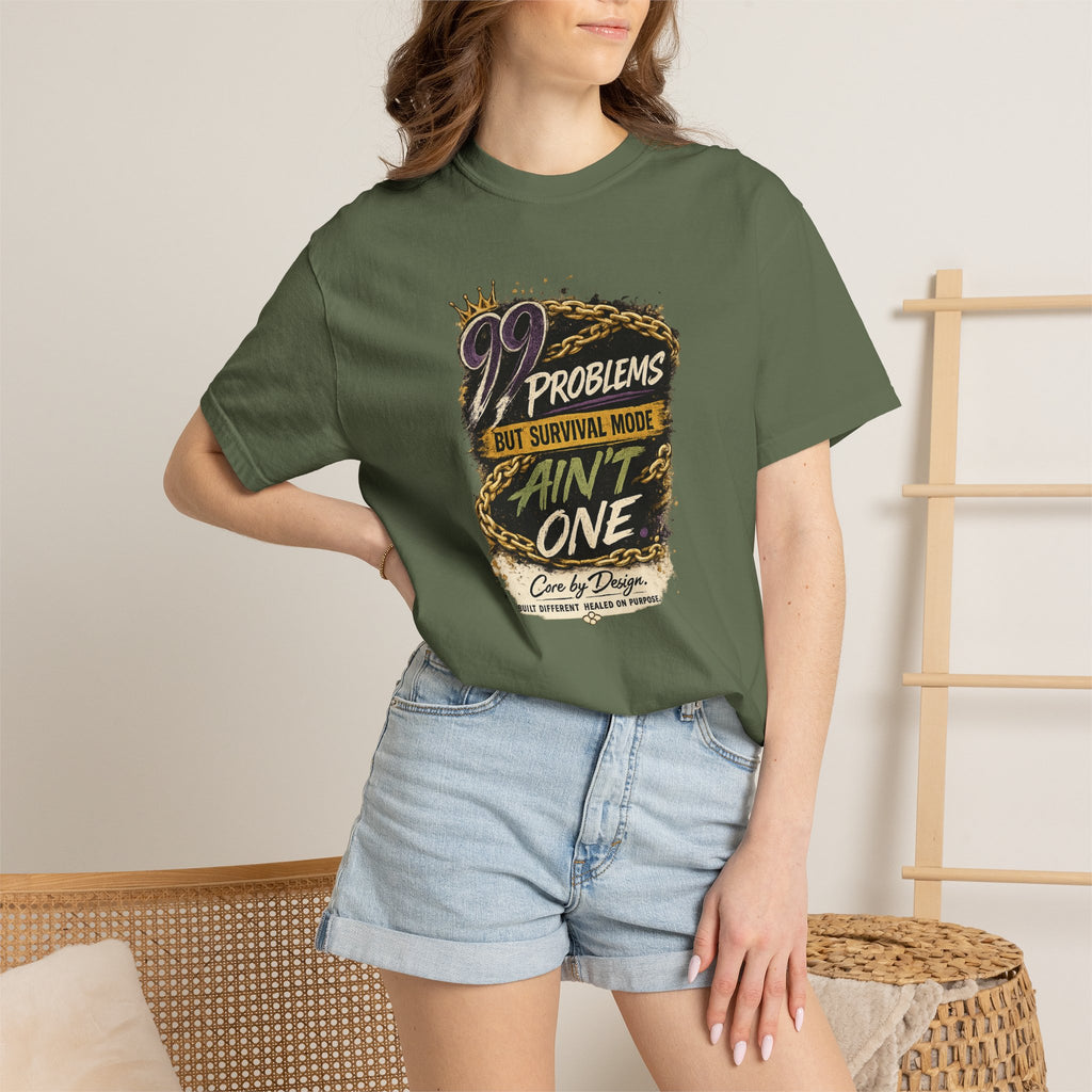 99 Problems But Survival Mode Ain't One T-Shirt | Vintage Graphic Tee