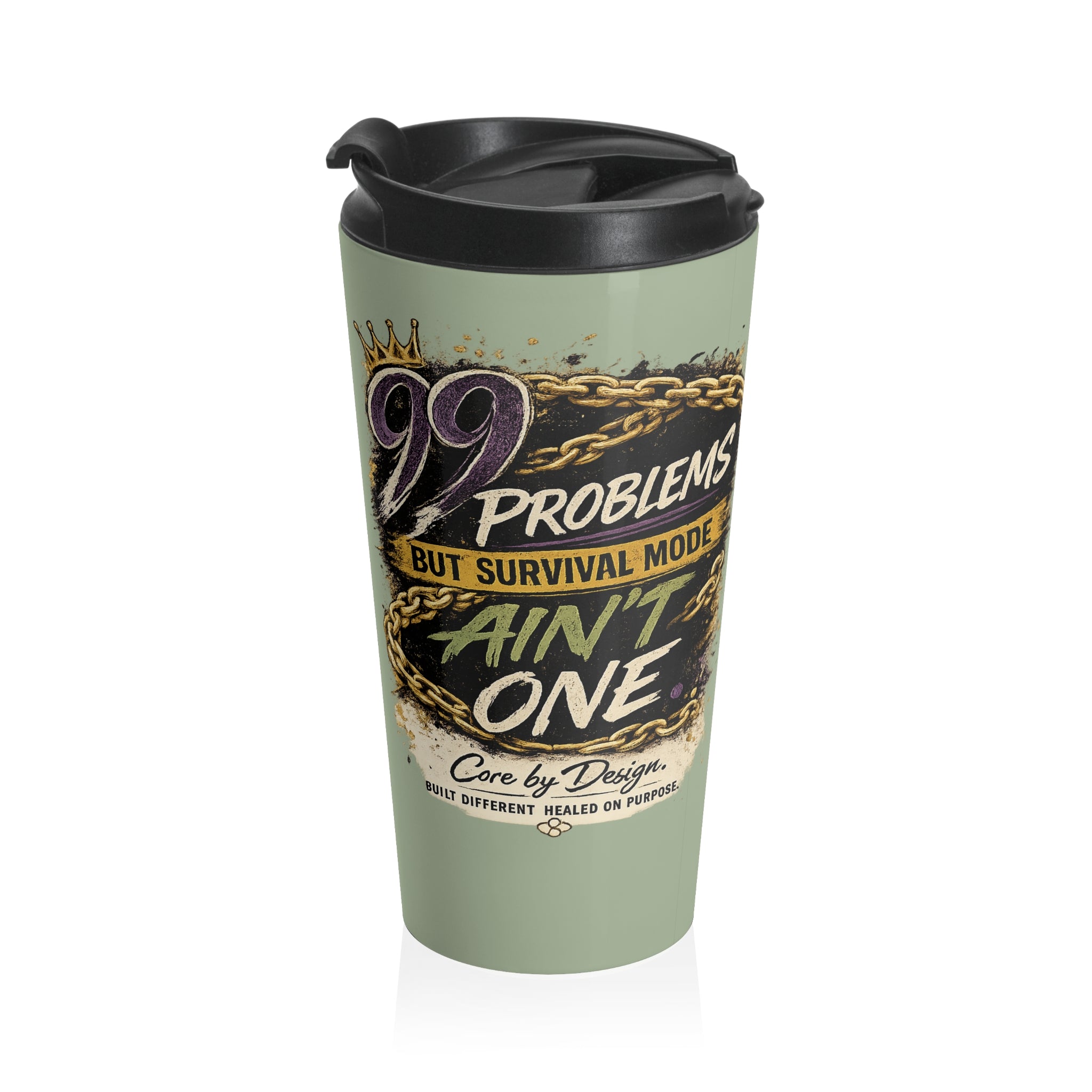 I Stopped Surviving I Started Living Travel Mug | Stainless Steel Insulated Tumbler