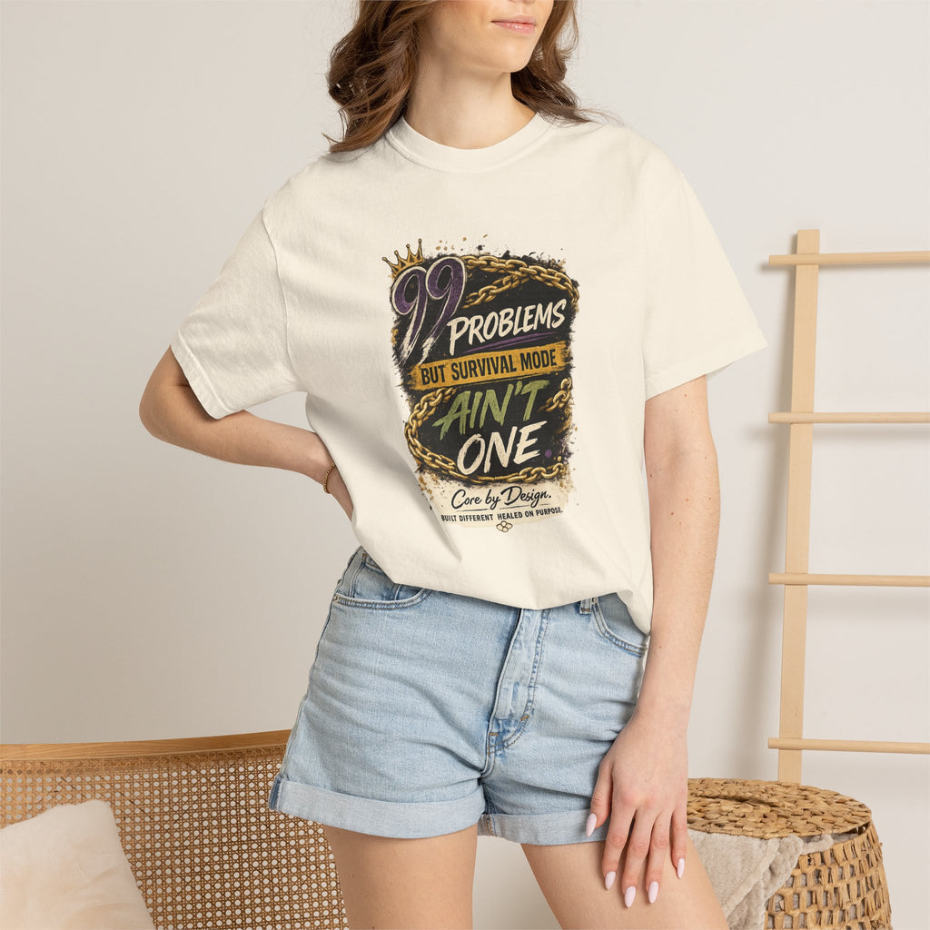 99 Problems But Survival Mode Ain't One T-Shirt | Vintage Graphic Tee