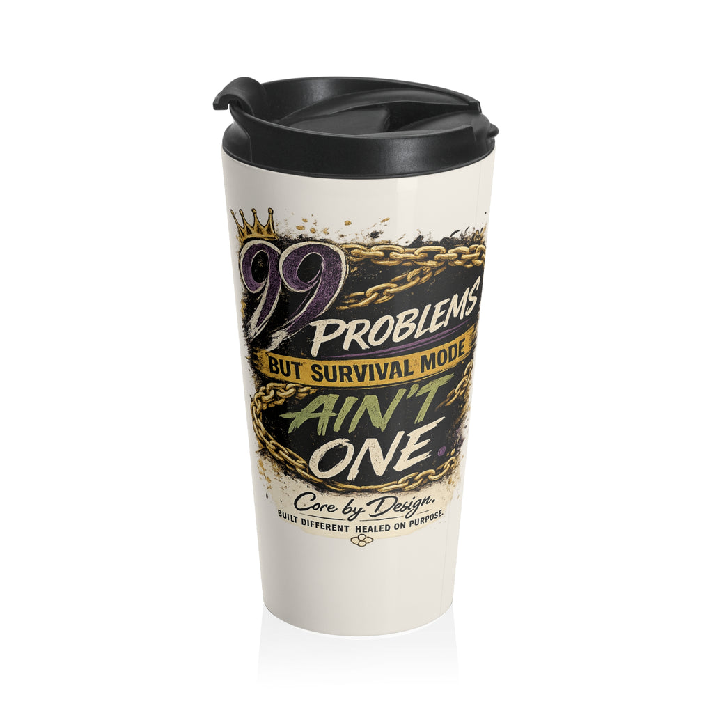 I Stopped I Started Corebuilt Stainless Steel Travel Mug | Motivational Graphic